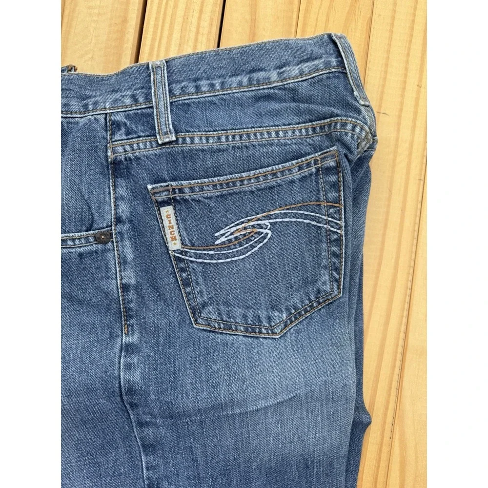 Cinch Hayes Jeans Mens 30x34 Blue Med Wash Relaxed Bootcut Cotton Denim Mexico